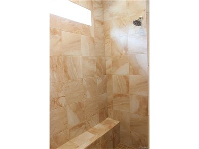 Custom walk in shower. Actual house.