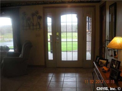 Foyer Spacious front foyer with ceramic tile floor