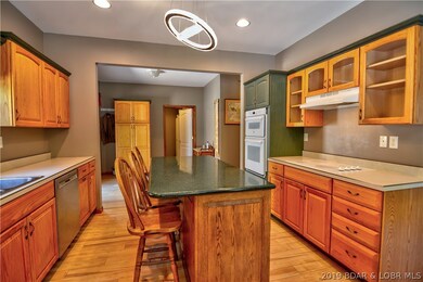 There's lots of storage in the kitchen, and a full