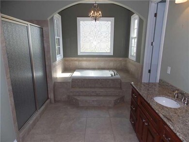 Master Bath/Spa. Master bath features step up whir