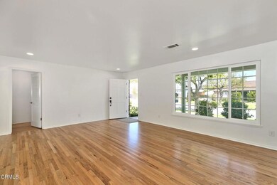 Living room looking at front door