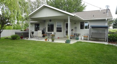 view of rear of home