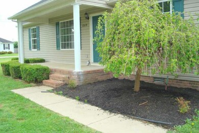 Sidewalk to front porch