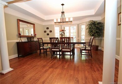 Large dining room for fun family gatherings.