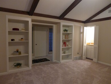 Built-In-Bookshelves, Wet Bar,  Open to Tile Entry