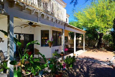 backyard and view deck