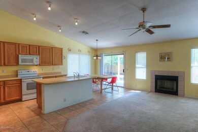 Roomy and well lit living area