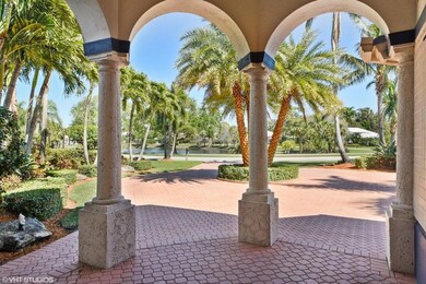 Arched entrance portico