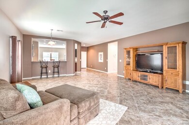 Dining area and breakfast bar