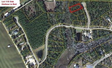 Aerial View of Lot 115 Oak Harbour