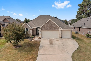 This exquisite Motik-built residence offers refined living on a quiet street.  This home boasts striking curb appeal with gorgeous brick and stone detailing and a charming covered entryway. The three car garage is huge, and offers extra storage space niche for shelving or garbage cans. Inside, you’ll find thoughtful upgrades throughout. Every detail is designed for comfort, style, and sophistication.