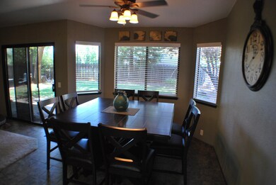 Dining with lots of natural light