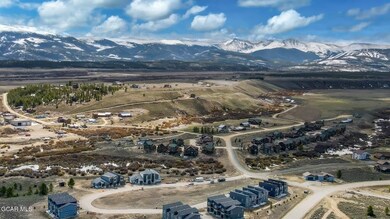 Drone / aerial view of a mountainous background