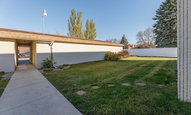 View from patio-more private