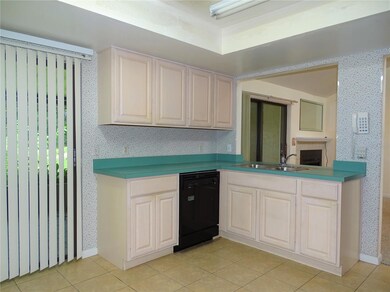 Kitchen , sliders to patio