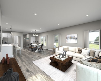 Photo is not of the actual home, but is an inspirational photo of builder’s model home and may depict options, furnishings, and/or decorator features that are not included