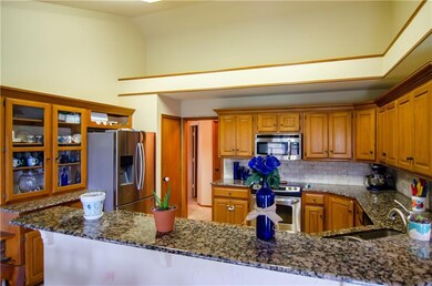 Bar area with built in storage