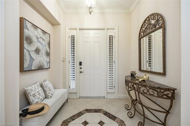 Tiled foyer entrance
