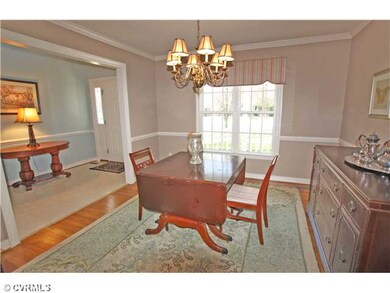 Dining Room - Formal dining room with wood floors,