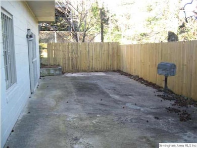 Patio off downstairs den
