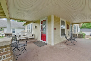 The perfect covered front porch...