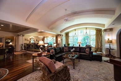 Great room boasting open spaces and high