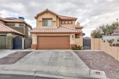 View of front of home featuring stucco siding, a t