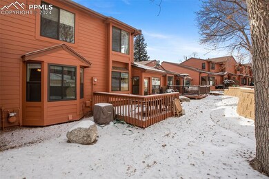 Rear of property to show deck