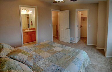 Master bedroom walk in closet