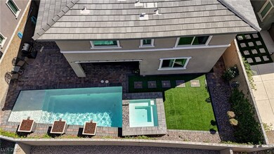 View from above of property