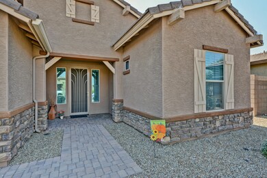 Walk-way to the front door