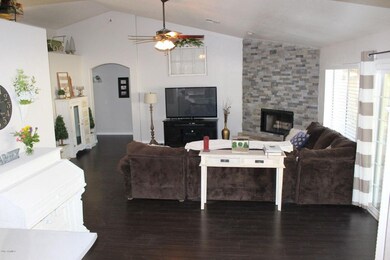 view of living from kitchen