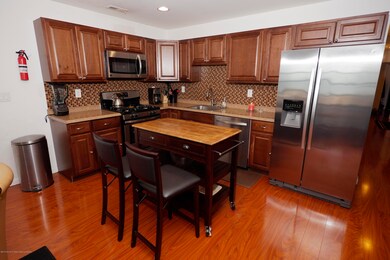Kitchen with removable island