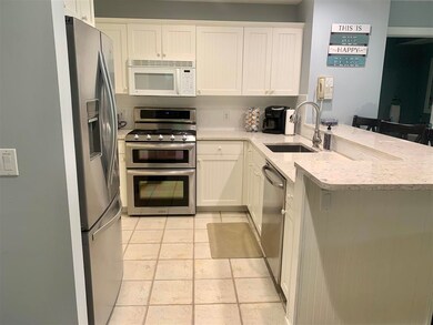 Updated counter tops and appliances.