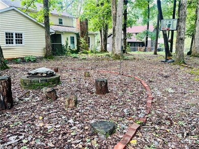 Backyard Fire Pit Area