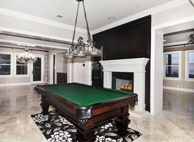 Game room off media room. Great area for entertain