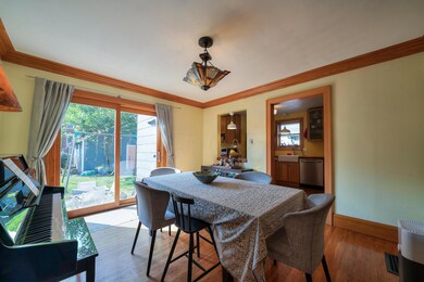 Light-filled dining room