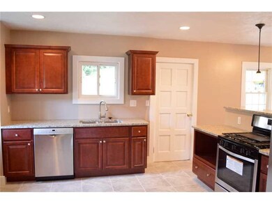 Kitchen. Gorgeous cherry cabinets, granite counter