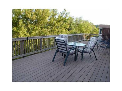 Patio/Deck. A maintenance free Trex deck that span