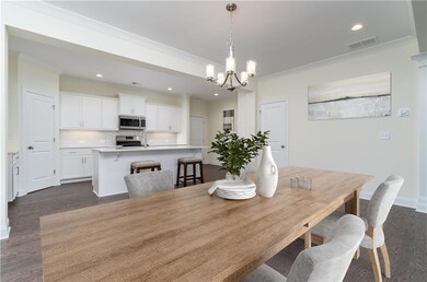 Virtually Staged Dining Room