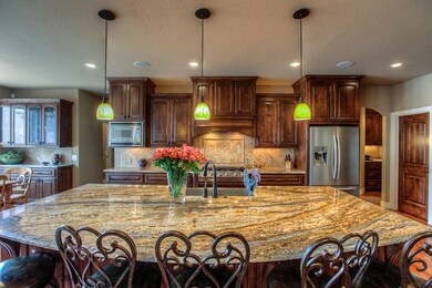 Huge island workspace