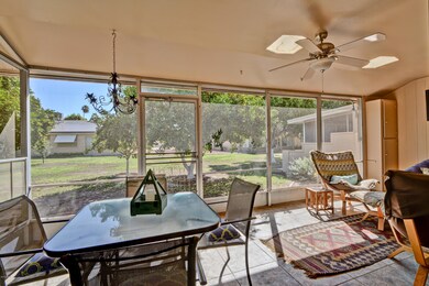 Back screened in patio