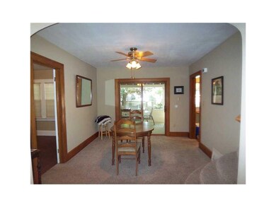 Formal Dining Room. Dining room has sliding glass 