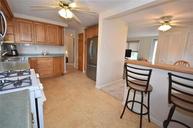 VIEW OF KITCHEN WITH BEAUTIFUL MAPLE MERRILAT CABI
