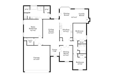 Floor plan / room layout