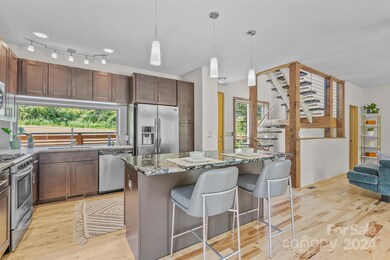 Breakfast bar for convenience.