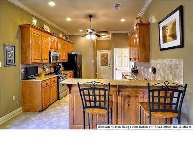 Kitchen with Cypress Cabinets