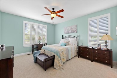 Master Bedroom with 9 Foot Ceilings