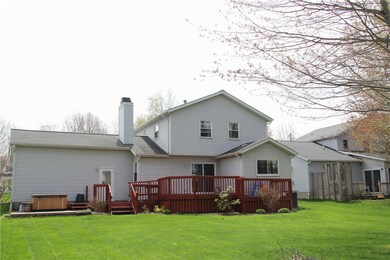 Large yard with wonderful deck for entertaining an