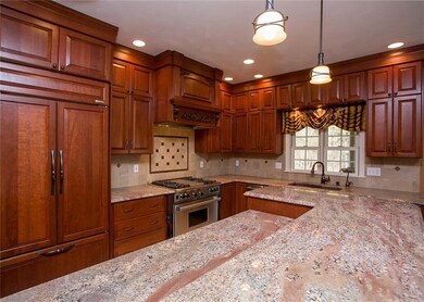 Freshly updated chefs kitchen with stunning cherry